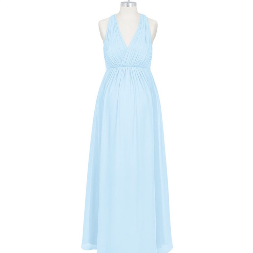 Maternity blue Bridesmaid dress NWT